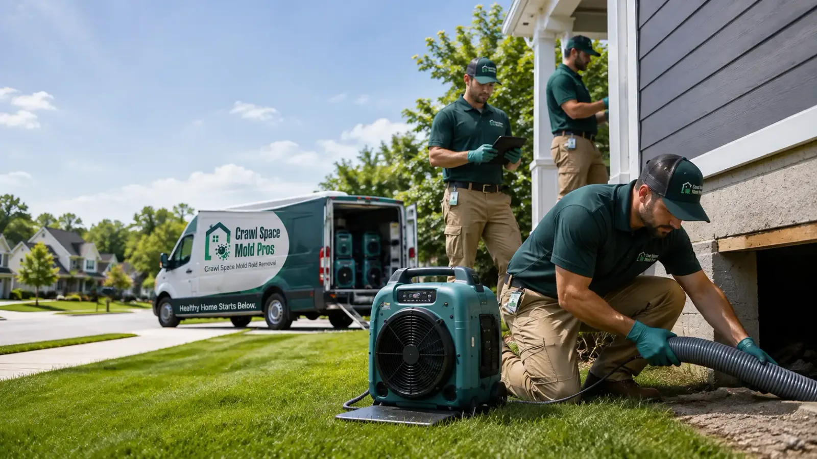 Crawl Space Mold Removal in Nottingham, NH